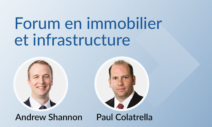 Forum en immobilier et infrastructure Forum en immobilier et infrastructure